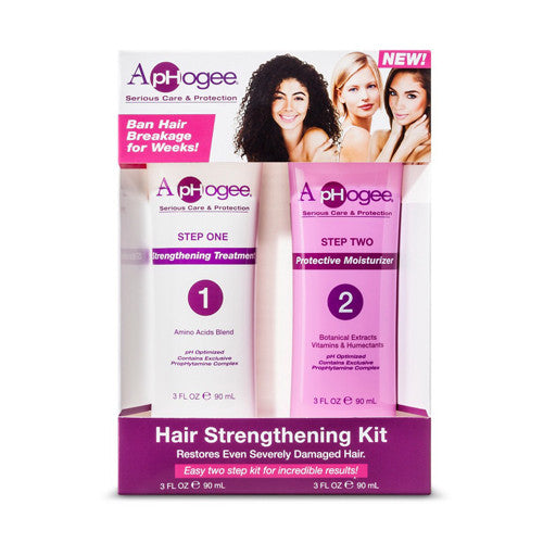 Aphogee Hair Strengthening Strengthening Treatment and Protective Moisturizer Kit, 1 Ea